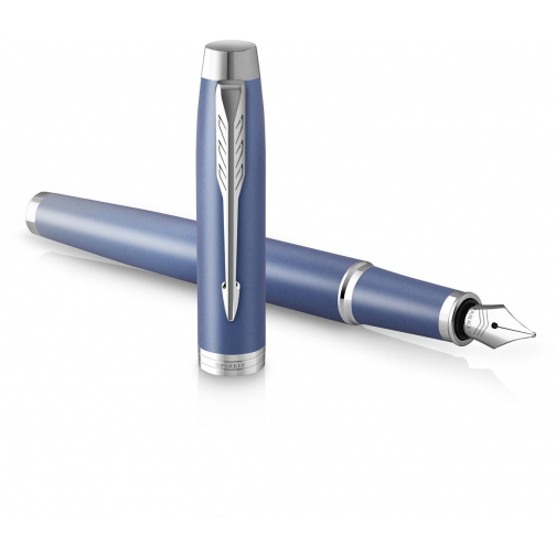 Parker IM Rituals stylo plume , bleu CT, fin, giftbox