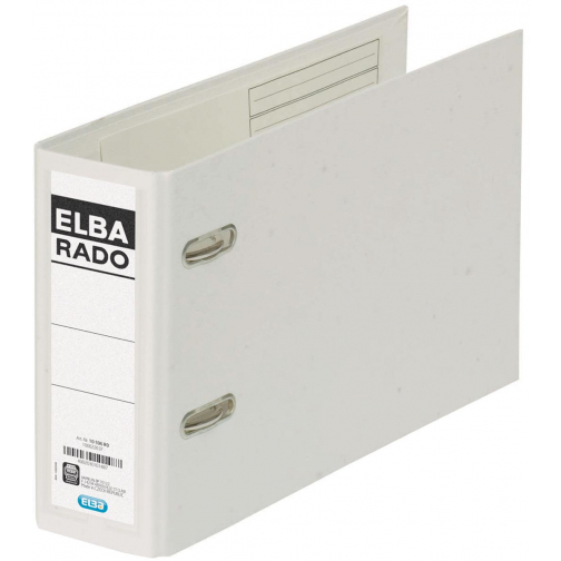 Elba Rado Plast classeur pour ft A5 oblong, blanc, dos de 7,5 cm