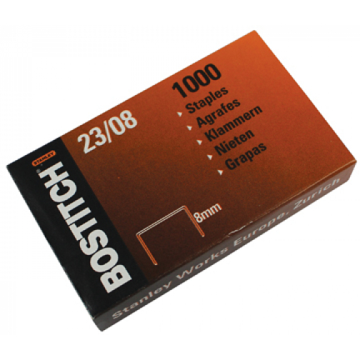 Bostitch agrafes 23-8-1M, 8 mm, pour PHD60, B310HDS, HD-23L17