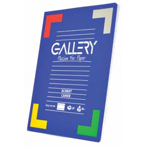Gallery cahier 72 pages, ligné