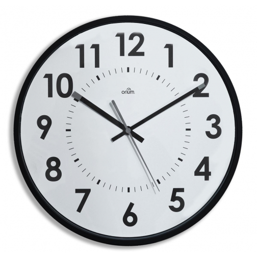 Orium by CEP horloge murale, quartz, diamètre 30 cm, noir