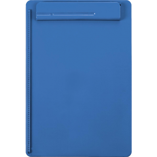 MAUL Porte-bloc A4 Go Eco A4 portrait, avec porte-stylo, 85% plastic recyclé, bleu