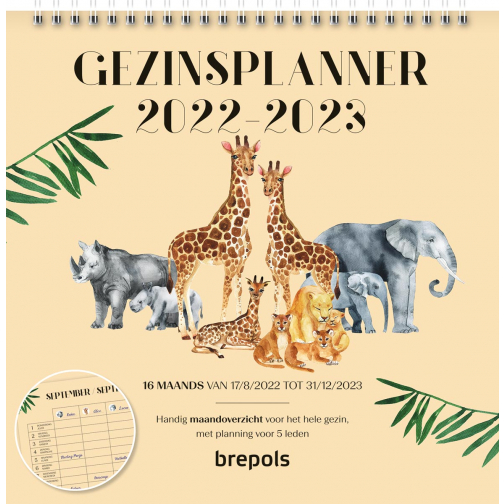 Brepols calendrier, 12 mois, néerlandais, 2026