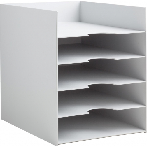 Paperflow bloc à cases fixes, 5 cases, largeur 25,8 cm