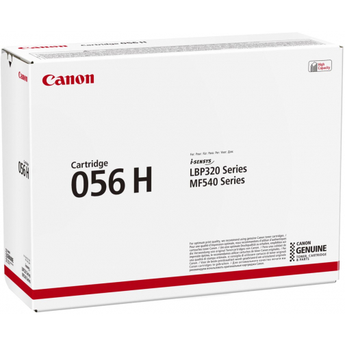 Canon toner 056H, 21.000 pages, OEM 3008C002, noir