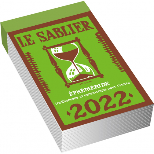 Bloc éphéméride Le Sablier, 2026