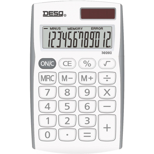 Desq calculatrice de poche Mobile 30202, blanc