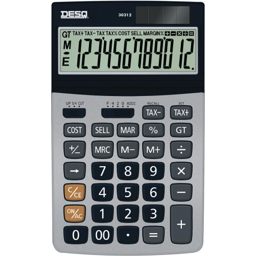 Desq calculatrice de bureau Business Classy large 30312, argent