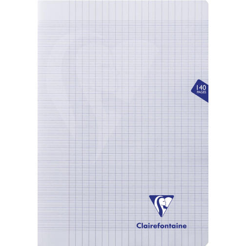 Clairefontaine cahier mimesys pour ft A4+, 140 pages, couverture en PP, séyès, couleurs assorties