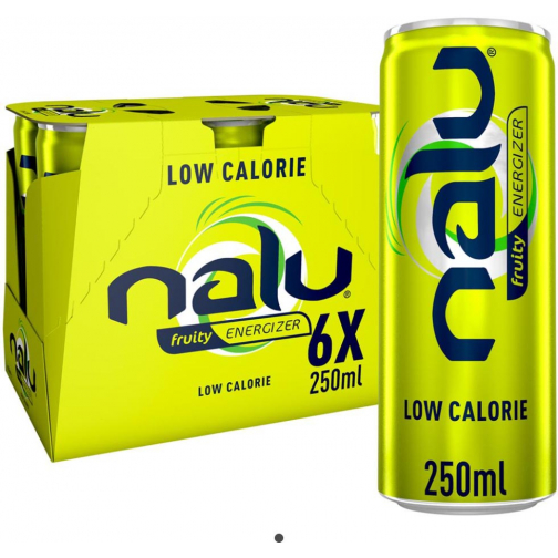 Nalu boisson énergisante Regular, cannette de 25 cl, paquet de 24