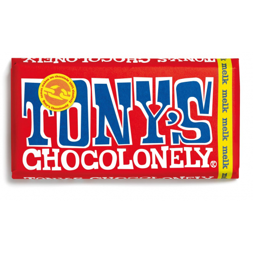 Tony's Chocolonely barre de chocolat, 180g, lait