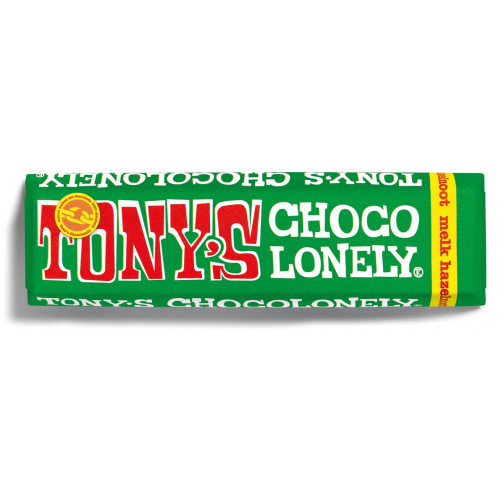 Tony's Chocolonely barre de chocolat, 47g, noisette