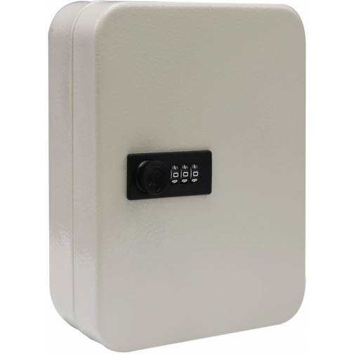Armoire à clés avec serrure à combinaison, pour 48 clés, blanc