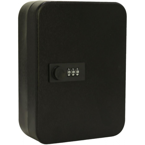 Armoire à clés avec serrure à combinaison, pour 48 clés, noir