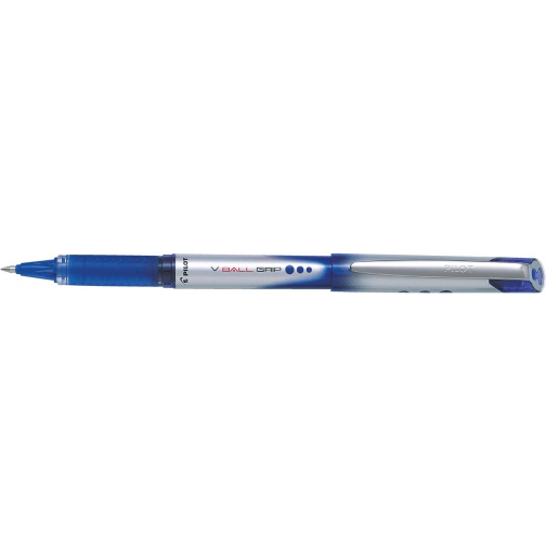 Pilot roller V-BALL Grip, pointe moyenne 0,7 mm, bleu