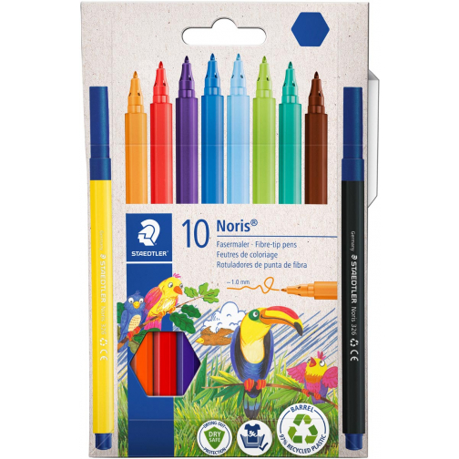 Staedtler Noris feutre, 10 feutres, etui carton