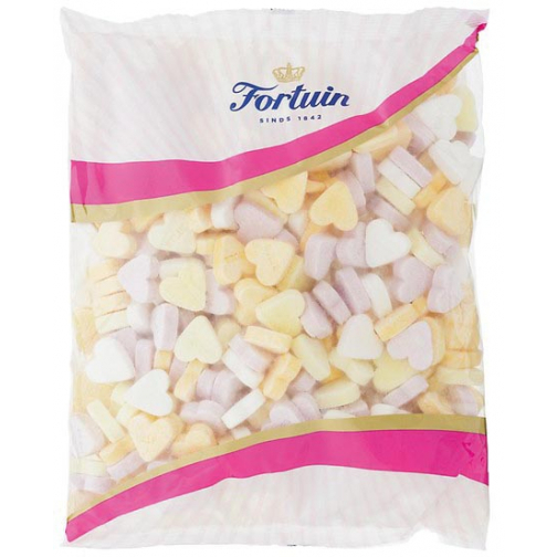 Fortuin coeurs de fruits confiserie, sac de 1 kg