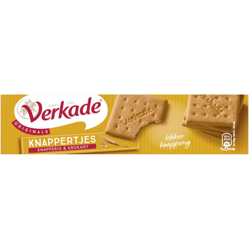 Verkade Knappertjes biscuits, paquet de 220 gram