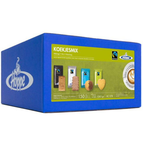 Hoppe biscuits Mélange Fairtrade, Boîte de 150 pièces