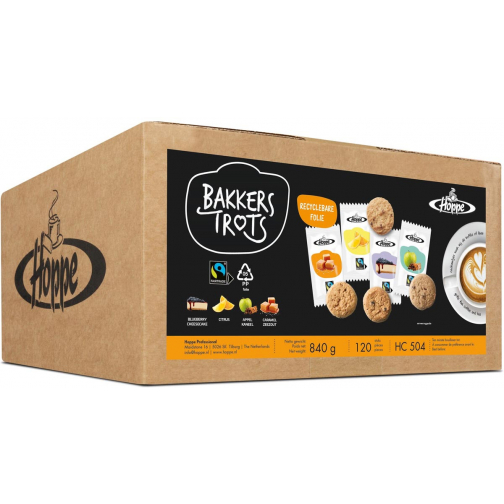 Hoppe biscuits Bakkers Trots Fairtrade, Boîte de 120 pièces