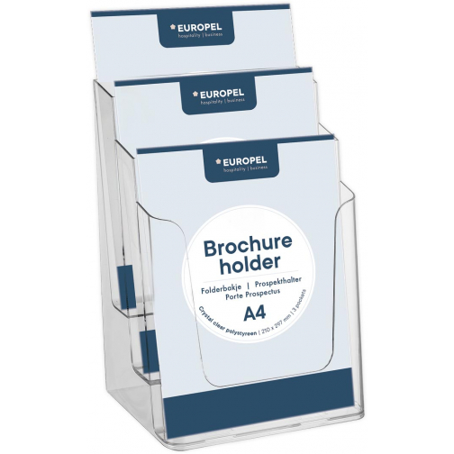 Europel présentoir de documents, 3 x ft A4