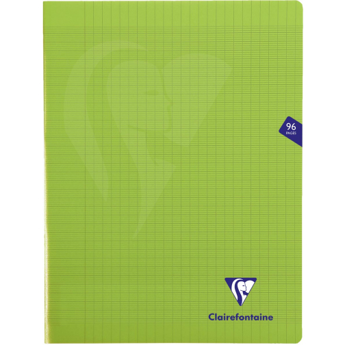 Clairefontaine cahier Mimesys pour ft A4+, 96 pages, couverture en PP, séyès, vert