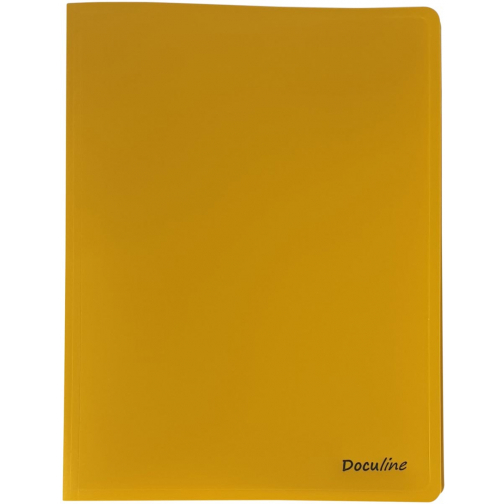 Bronyl protège-documents Nature ft A4, en PP, 50 pochettes, jaune moutarde