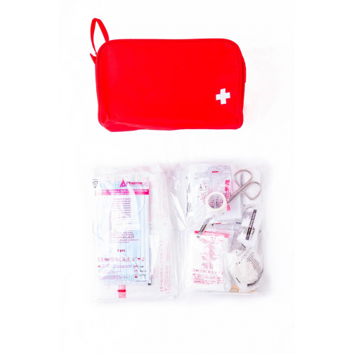 Fixfirst kit de pansements DIN 13164, rouge