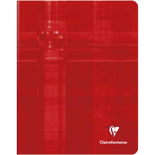 Clairefontaine cahier Metric, ft 16,5 x 21 cm, quadrillé 5x5 mm, rouge