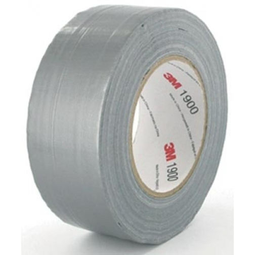 3M duct tape 1900, ft 50 mm x 50 m, argent