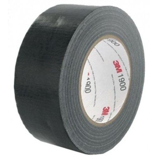 3M duct tape 1900, ft 50 mm x 50 m, noir