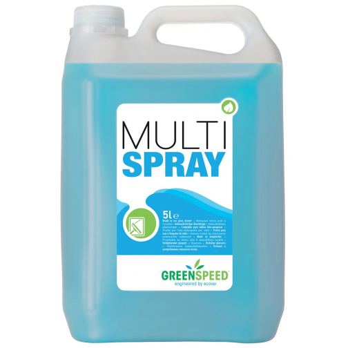 Greenspeed nettoyant de vitres et intérieurs Multi Spray, parfum citrus, flacon de 5 l