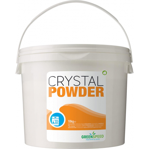 Greenspeed poudre pour lave-vaisselle Crystal Powder, seau de 10 kg