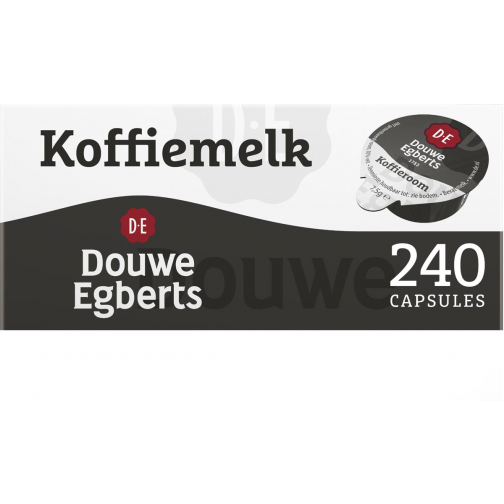 Douwe Egberts lait pour café, coupelles de 7,5 g, boîte de 240 pièces
