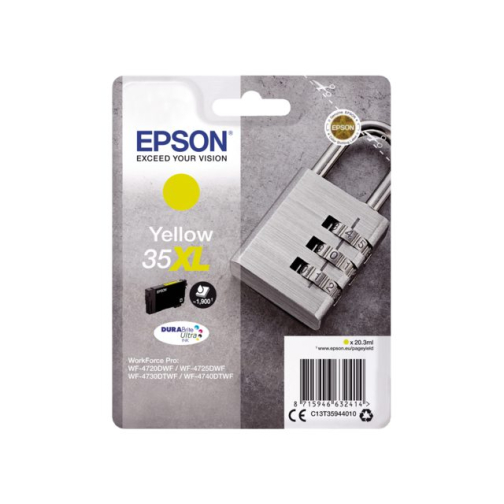 Inktcartridge Epson 35XL T3594 geel
