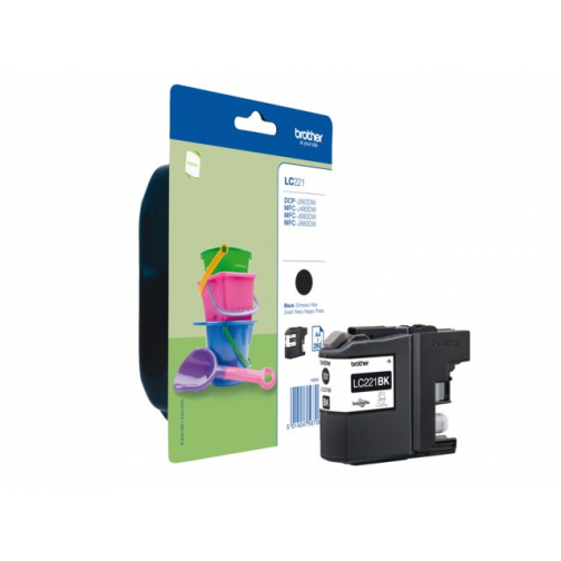 Inktcartridge Brother LC-221 zwart
