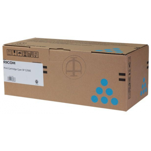Ricoh toner SPC250E, 1.600 pages, OEM 407544, cyan