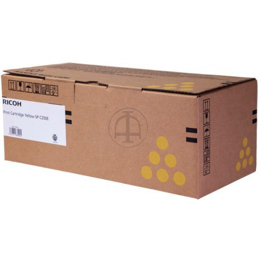 Ricoh toner SPC250E, 1.600 pages, OEM 407546, jaune