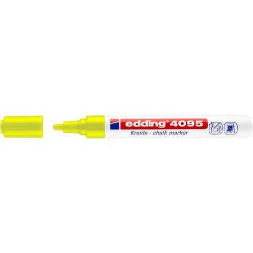 Edding Marqueur craie, e-4095, neon jaune