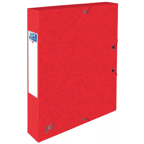 Elba boîte de classement Oxford Top File+ dos de 4 cm, rouge