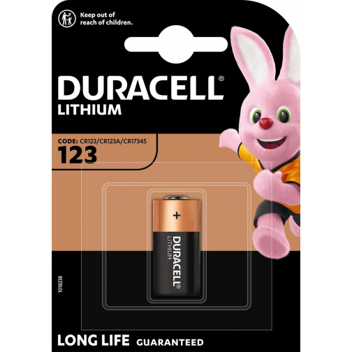 Duracell Ultra Lithium 123, sous blister