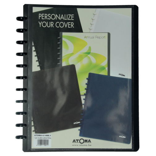 Atoma protège-documents, pour ft A4, en PP, avec 60 pochettes, personalisable