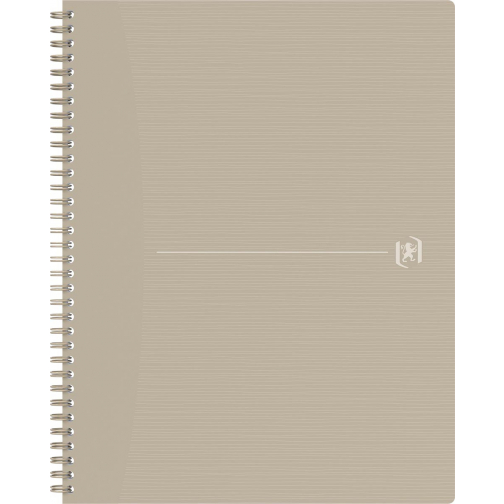 Oxford Origin cahier spiralé, ft A4+, 140 pages, quadrillé 5 mm, sable