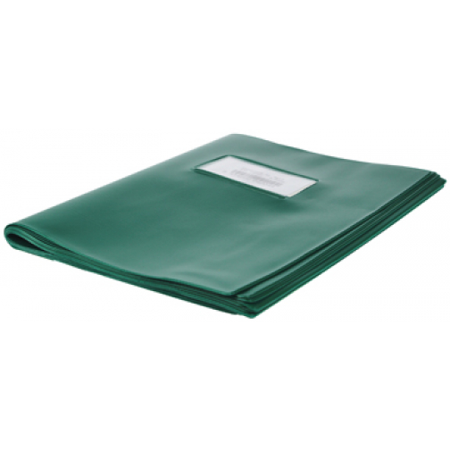 Protège-cahiers vert, ft cahier 16,5 x 21 cm