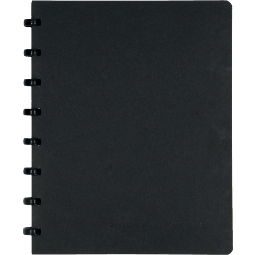 Atoma meetingbook, ft A5, noir, quadrillé 5 mm