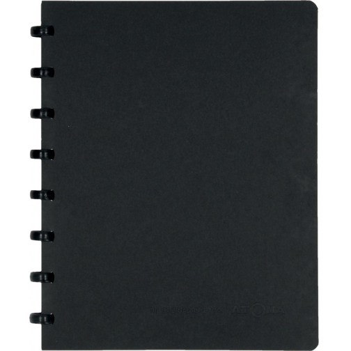 Atoma meetingbook, ft A5, noir, ligné
