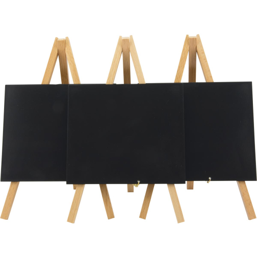 Securit ardoise Mini, ft 24 x 15 cm, hêtre laqué, paquet de 3