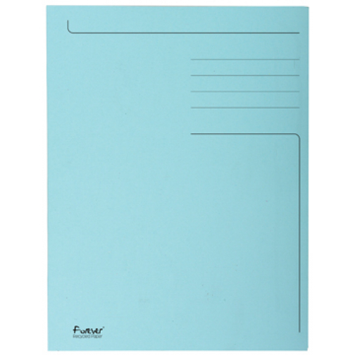 Exacompta chemise de classement Foldyne ft 24 x 32 cm (pour ft A4), bleu clair, paquet de 50 pièces