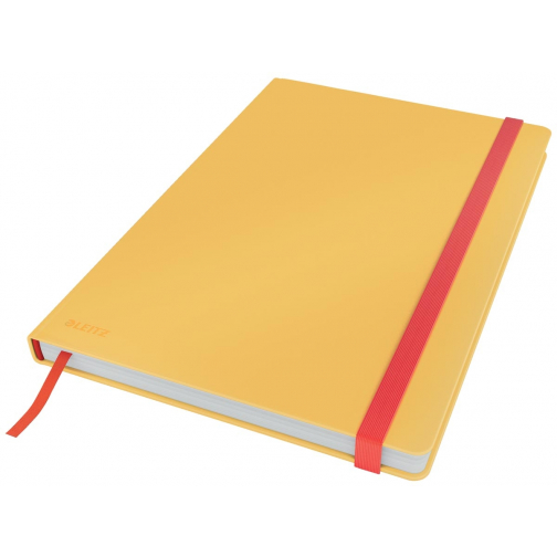 Leitz Cosy carnet de notes avec couverture dûre, pour ft B5, ligné, jaune