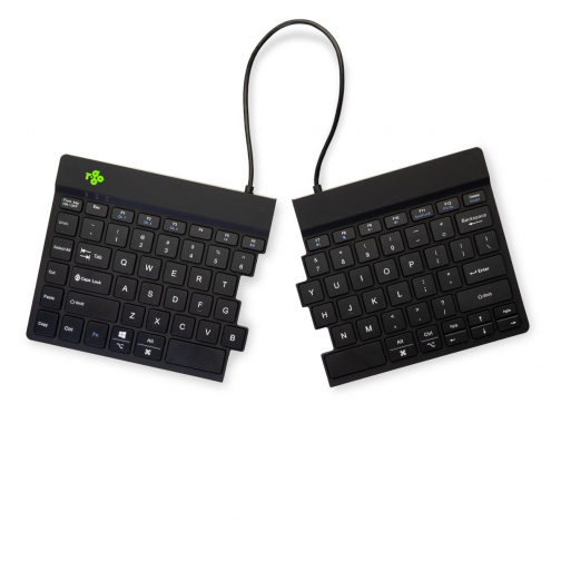 R-Go Split Break clavier ergonomique Bluetooth, qwerty, noir